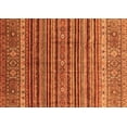thumbnail image 1 of Ahgly Company Indoor Rectangle Abstract Orange Modern Area Rugs, 4' x 6', 1 of 4
