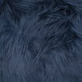 thumbnail image 3 of Stylish Fabric 60 in Faux Fur Fabric Solid Long Pile Mongolian Sewing & Craft Fabric, 0.5 Yard, Navy, 3 of 3
