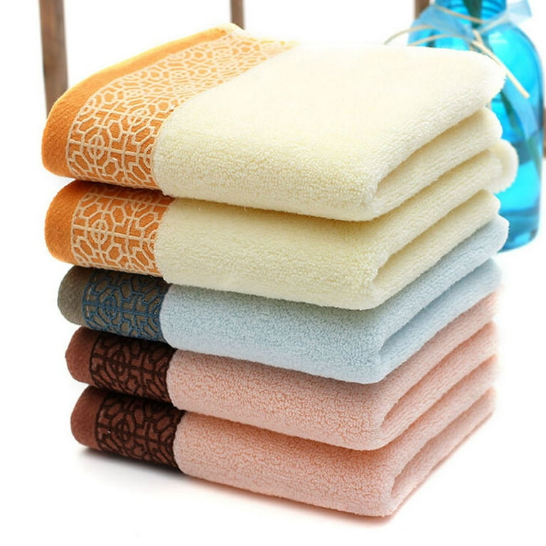 Cotton Bath Towel Set Hand Towels Wash Cloths Soft Bath Sheets Bathroom  Towels