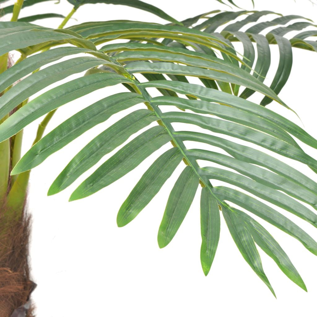 Kepooman 122" Fake Plants Palm Tree Greenery with Pot for Home Office, Green