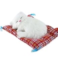thumbnail image 1 of Simulation Cute Cat Kitten Sound Plush Doll Toy with Sleeping Mat Home Decor, 1 of 11