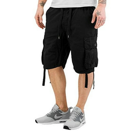 Southpole Mens Fine Twill Jogger Shorts W/ Cargo , (Best Shoes For Cargo Shorts)