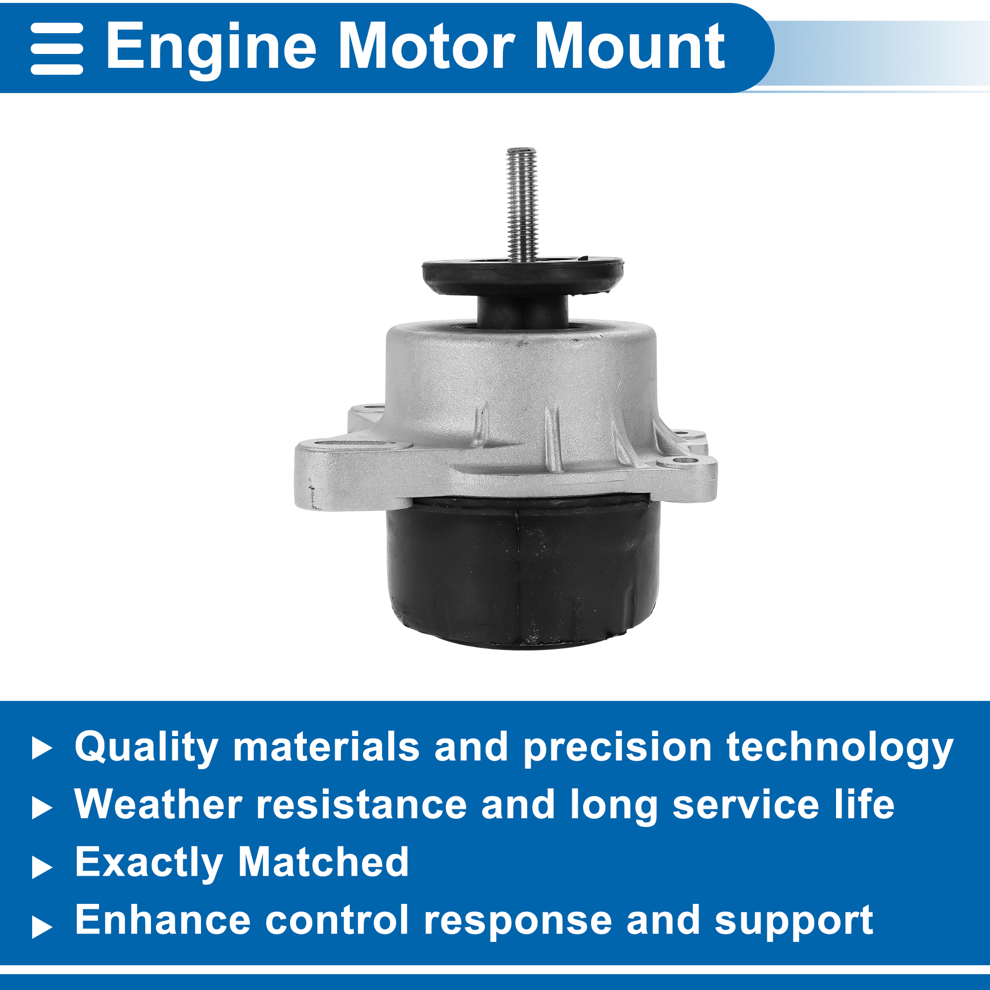 Unique Bargains 2 Pcs No.A5758/3318/EM4210/CK4Z6096B Engine Motor Mount for FORD TRANSIT 150 2015-2023 Engine Mounts Front