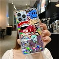 thumbnail image 2 of Trippy Psychedelic Collage Case for iPhone 13 Pro,Aesthetic Art Design TPU Bumper Cover Case, 2 of 5