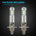 thumbnail image 1 of H1 LED Headlight Bulb 6000k High and Low Beam 100w Fog Light High Brightness White, 2pcs, 1 of 4