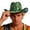 Green, variant on QHFBli Womens Bling Rhinestone Wide Brim Panama Hat Sun Visor Fedora Hat Cap