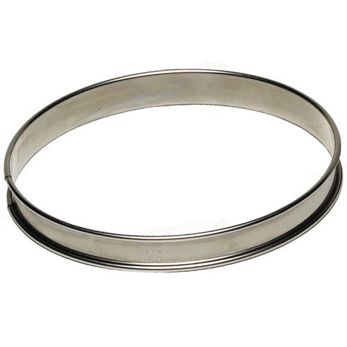 Gobel Gobel Round Tart Ring 3/4" High, Stainless Steel 120mm (43/4