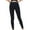 Black, variant on ZZwxWA Skinny Yoga Pants Womens High Waist Belly Control Workout Tights Solid Seamless Running Leggings Full Length Ankle Athletic Trousers