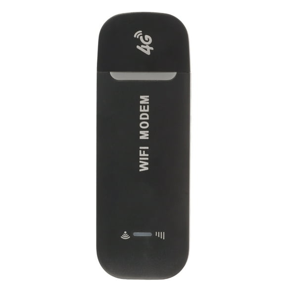 Enrutador WiFi 4G negro Hasta 10 usuarios Conexión fácil y estable Enrutador USB Plug and Play 4G LTE para punto de acceso Tarjeta SIM Teléfono PC