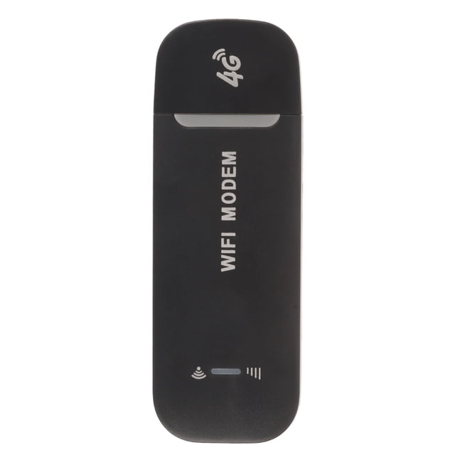 Enrutador WiFi 4G negro Hasta 10 usuarios Conexión fácil y estable Enrutador USB Plug and Play 4G LTE para punto de acceso Tarjeta SIM Teléfono PC