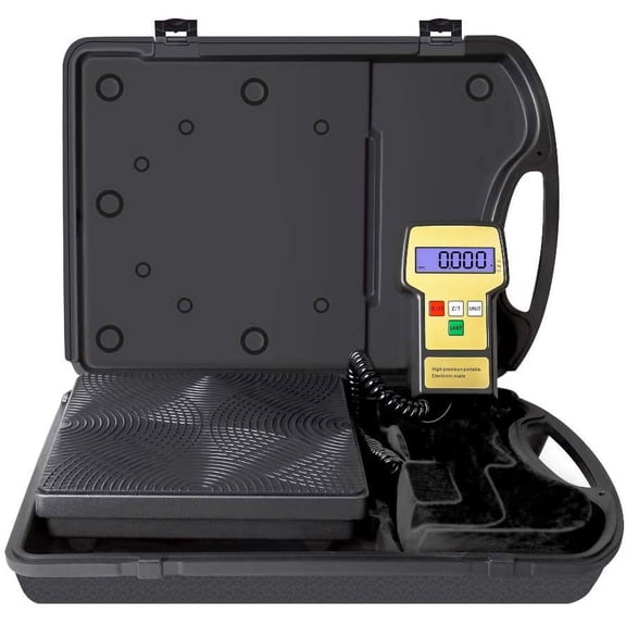 VIVOHOME High Precision Electronic Digital Refrigerant Charging Weight Scale with Case for HVAC 220LB