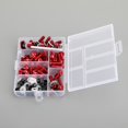 thumbnail image 3 of 158PCS Motorcycle Sportbike Windscreen Fairing Bolt Kit Fastener Clip Screw Red, 3 of 9