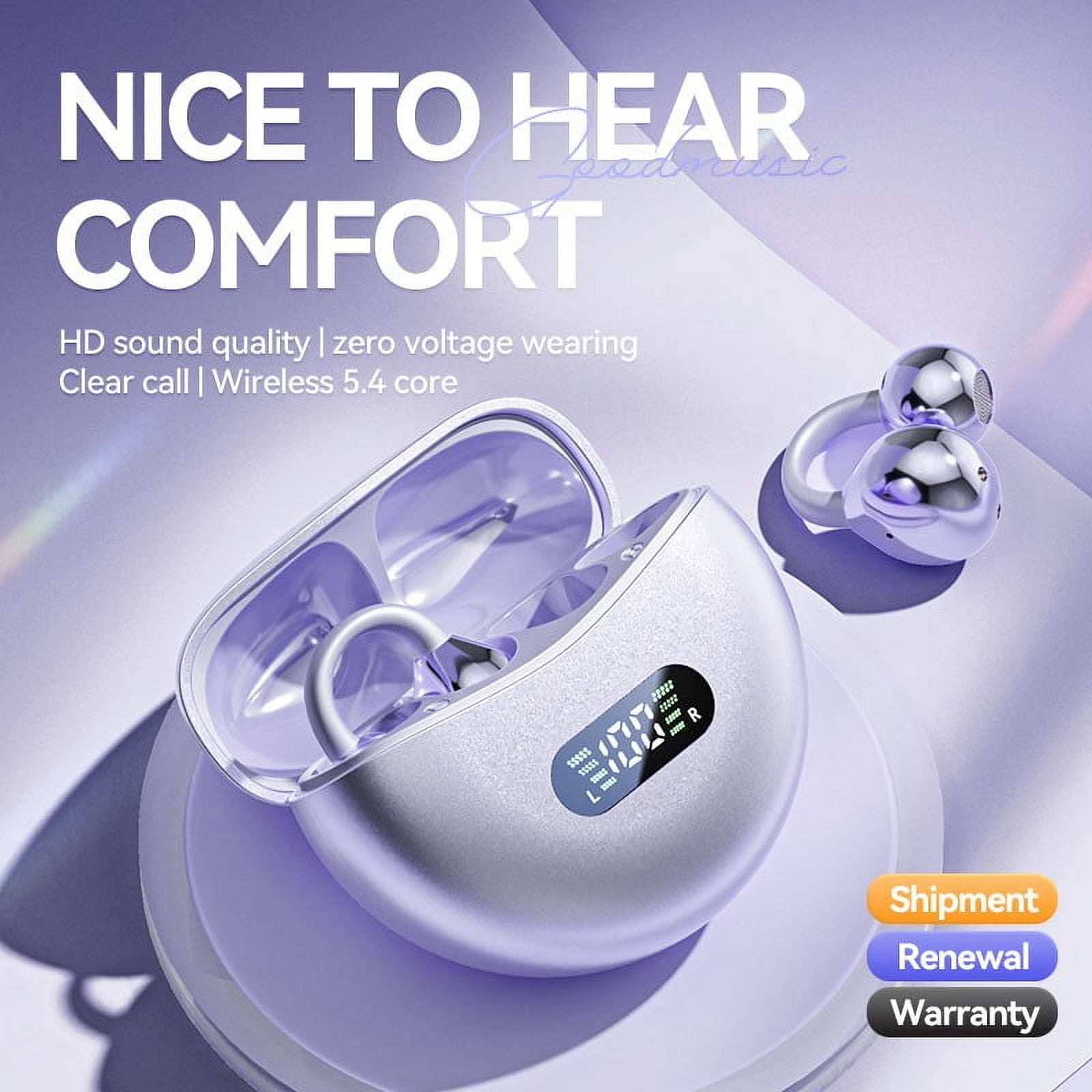 M79 Blth Earphones Bone Conduction TWS Earbuds Sport TWS Earbuds Game Headset Ear Clip Wireless Headphones