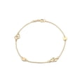 thumbnail image 1 of Pulsera Corazones y Espejos Oro Solido 10k, 1 of 5