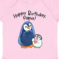 thumbnail image 4 of Inktastic Happy Birthday, Papa- Cute Penguins Boys or Girls Baby Bodysuit, 4 of 5