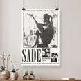 thumbnail image 2 of Music Poster -Sade Adu Diamond Life Album - Retro Style - Size 24x36 - Postora, 2 of 5