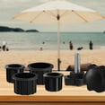 thumbnail image 5 of Umbrella Hole Ring Plug Patio Umbrella Hole Cap 6 Pcs Bexikou Black Plastic Outdoor Umbrella Base Replacement Parts, 5 of 7
