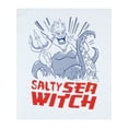 thumbnail image 4 of Disney Womens' The Little Mermaid Ursula Salty Sea Witch Girls T-Shirt, 4 of 4