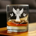 thumbnail image 2 of Bevvee Whiskey Rocks Glass 10.25 oz Always With You Angel Gifts for Someone Who Loves Whiskey and Angels Glassware & Drinkware, 2 of 3