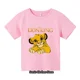 thumbnail image 4 of Nueva camiseta de verano para niños con estampado de dibujos animados de animales del rey León Simba, camiseta estampada para niños y niñas, 4 of 4