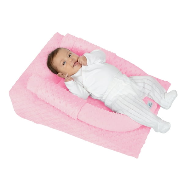 Cojin antireflujo mediano colchon antirreflujo antivuelco reflujo Babies and Kiddies Rosa