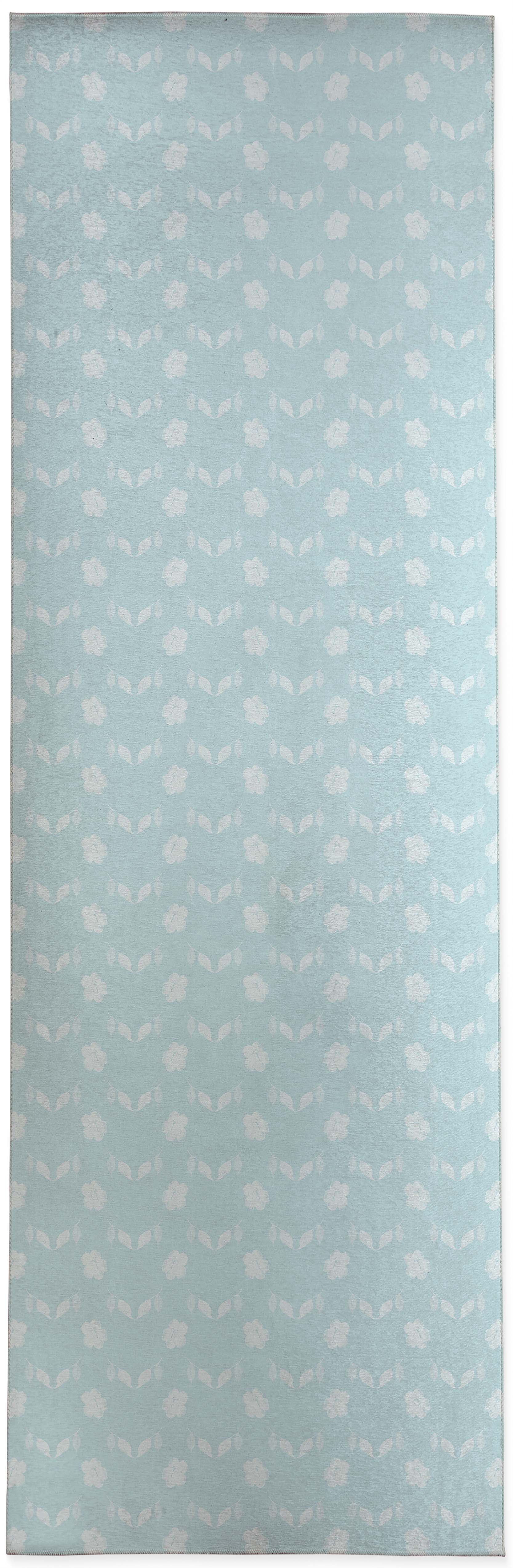 Translucent Lace Rugs TRANSLUCENT FLOWER MULTI AQUA Outdoor Rug By Kavka Designs - Walmart.com