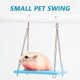thumbnail image 2 of Animal pequeño cama colgante pájaro hámster columpio de madera colorido juguete para mascotas (azul) Likrtyny Mascotas, 2 of 6