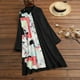 thumbnail image 2 of Vestidos casuales de camisa con botones sueltos estampados de manga larga con cuello vuelto para mujer Fridja yut218, 2 of 8