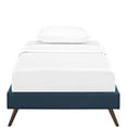 thumbnail image 6 of Modway Loryn Twin Polyester Fabric Bed Frame with Round Splayed Legs in Azure, 6 of 6