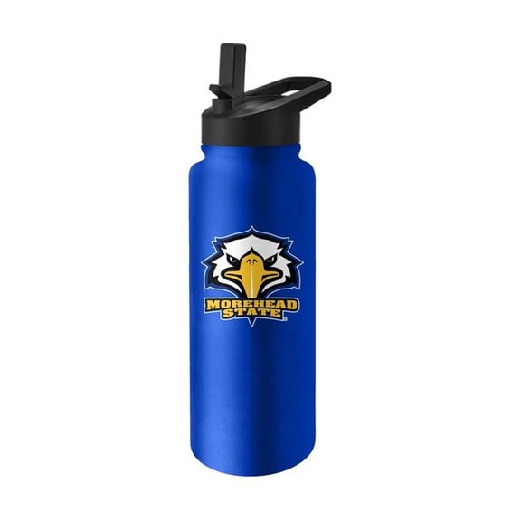 Logo Brands 381-S34QB-8 Morehead State Quencher Logo Flip Top Water Bottle
