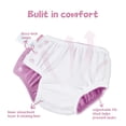 thumbnail image 2 of HECCEI Baby Swim Diapers 18-24 Months Reusable Swim Diaper with Side Snaps, Pink, 2 of 6