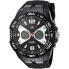 U.S. Polo Assn. Adult Mens Analog and Digital Watch with Black Rubber Strap - US9625