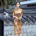 thumbnail image 1 of Vestido de verano cheongsam de moda para niñas, ropa de mujer de talla grande, disfraz, 1 of 5