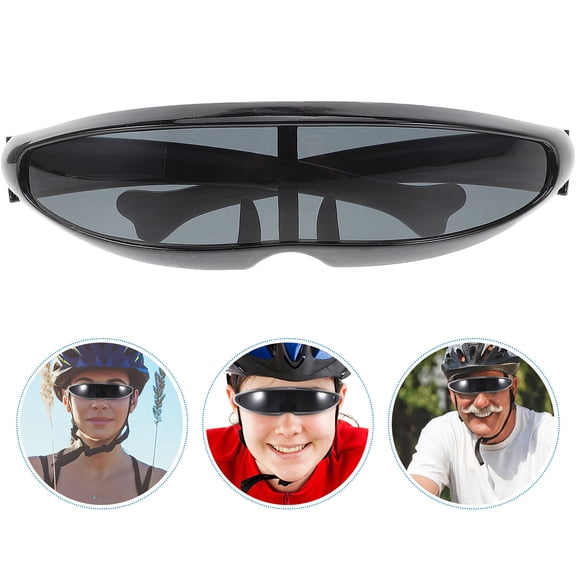 Amosfun Wrap Around Sunglasses Women Sunglasses Black PC 1Pcs for Cycling Back to School