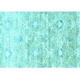 thumbnail image 1 of Ahgly Company Indoor Rectangle Abstract Light Blue Contemporary Area Rugs, 7' x 9', 1 of 4