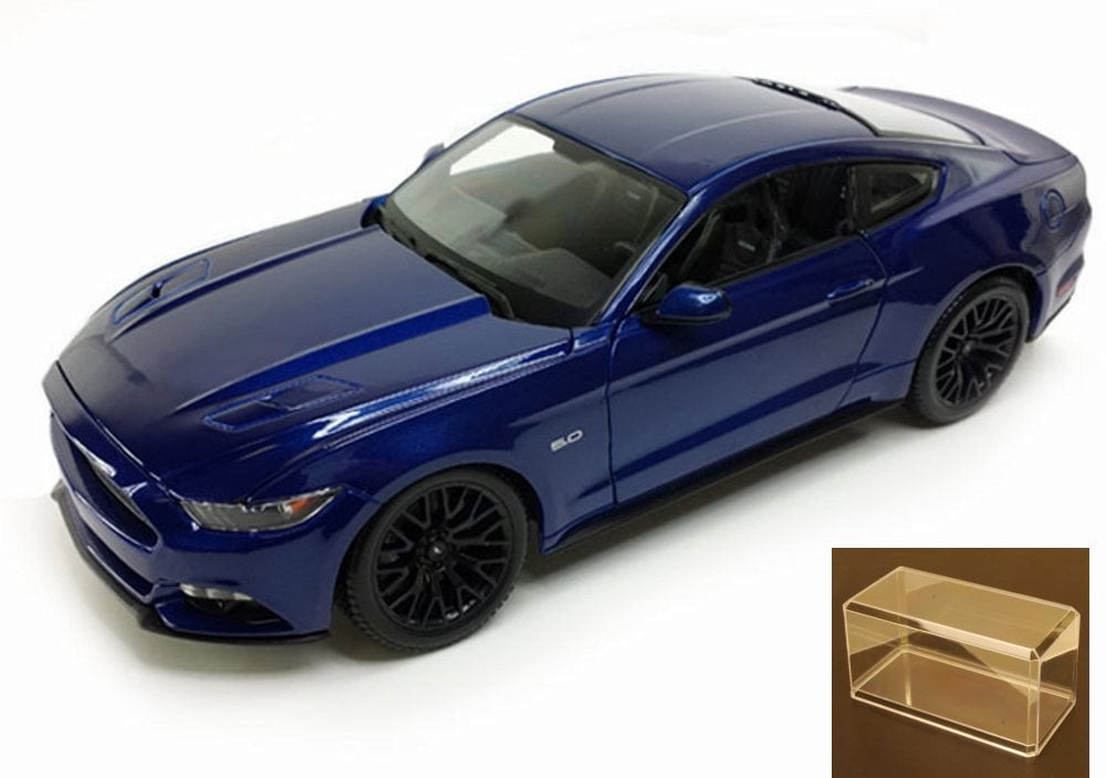 Diecast Car & Accessory Package 2015 Ford Mustang GT, Blue Maisto
