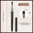 thumbnail image 2 of Nail Art Clean Up Brush, Dual-End French Tip Brush - Flat/Oval/Angled Dual Head Gel Nail Brushes for Polish Mistakes, Cuticle Cleaning, Acrylic & Polygel Nail Design Painting DIY Tools, 2 of 7