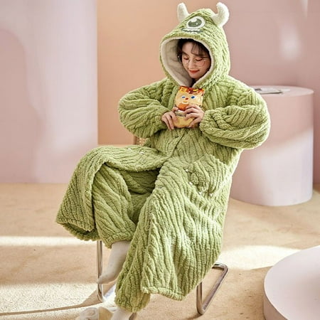 

PIKADINGNIS Women Sleepwear пижама женская Winter Pyjamas Intensification pijamas Loose Version Medium Style Pajamas женский Plus Size XXL