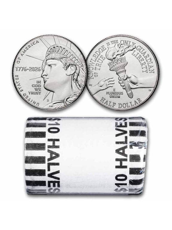 2026-D Enduring Liberty Half Dollar 20-Coin Roll BU