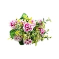 thumbnail image 2 of Hydrangea Artificial Flowers, Faux Hydrangea Flowers Outdoor, Realistic Artificial Florals, Faux Blooms Arrangement for Home, Flower Bouquet for Wedding, Durable Floral Decor, 12.99 in,Purple, 2 of 6