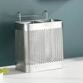 thumbnail image 2 of Dsscvnef Stainless Steel Kitchen Drain Rack Chopsticks Storage Container Wall Hanging Spoon Holder Household Utensil Organizer Drying Rack, 2 of 7