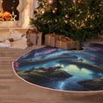 thumbnail image 5 of Fotbe Fantasy Landscape Starry Night Pattern Christmas Tree Skirt, Tree Skirts Plush Christmas Decorations, Christmas Tree Skirts Xmas Decorations Holiday Party Decor-48", 5 of 6