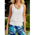 thumbnail image 3 of Sherrylily Summer Women Sleeveless Tunic Knit Tank Top Casual Camisole, 3 of 7