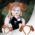thumbnail image 2 of Hair Clips Fashion Curl Clips No Crease Hair Bun Clips Blow Out Clips Light Clip Brown Dog Plush Ears Headband Dog Ears Bow Hair Hoop Furry Bunny Ear Headwear For Girls Women Party, 2 of 8