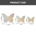 thumbnail image 2 of Decoración de pared de mariposas, 24 piezas, pegatinas de mariposas 3D para decoraciones de fiestas con imanes (coloridos, 24), 2 of 7