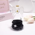 thumbnail image 3 of Figura Ángel Yamónico con rosa negra preservada 7x13 cm, 3 of 8