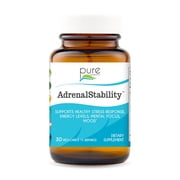 Pure Essence Labs - AdrenalStability, Adaptogenic Stress, Energy & Focus Support - 30 Vegetarian Capsules