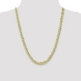 thumbnail image 2 of 10K Yellow Gold chain Curb 24 in 6.5 mm 6.5mm Semi-Solid Link, 2 of 5