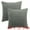 Dark Gray, variant on Unique Bargains 4 Solid Striped Square Decorative Throw Pillow Covers Textured Pillowcases Dark Gray 18" x 18"