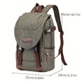 thumbnail image 2 of 1pc Fashion Casual Backpack With Earphone Port, Commuter Notebook Bag With Large Capacity Business Double Shoulder Backpack For Business Trip, Waterproof Zipper Backpack, 2 of 5
